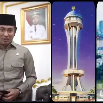 Tower Penajam Ikon Ibu Kota di Kaltim Bernilai Rp 150 M, Warga Malah Bahas Bantuan Kebakaran