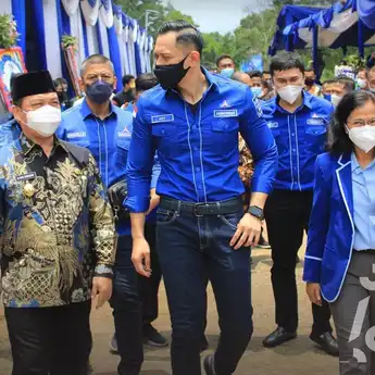 Wagub Kalbar Dampingi AHY Resmikan Gedung DPD Partai Demokrat Kalbar