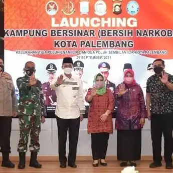 Kampung Bersinar Diresmikan, Harnojoyo: Bahaya Narkoba Melebihi Corona
