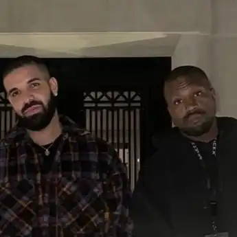 Akhirnya Baikan Juga, Kanye West Unggah Foto Bersama di Rumah Drake