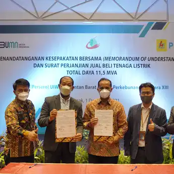 Tingkatkan Produktivitas Usaha, PTPN XIII Beralih ke Listrik PLN dengan Daya Total 11.500 kVA