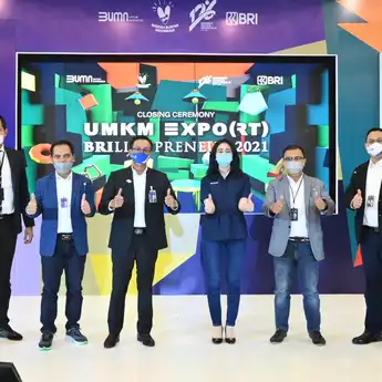 BRI Genjot Ekspor UMKM di UMKM EXPO(RT) BRILLIANPRENEUR 2021