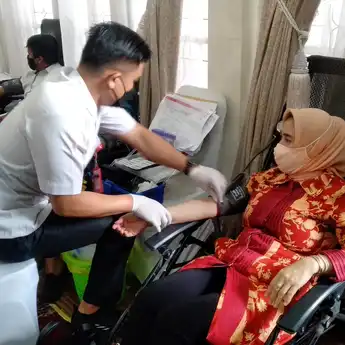 ﻿Walikota Palembang Minta Masyarakat Tidak Sungkan Lakukan Donor Darah