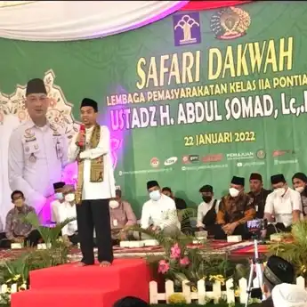 Safari Dakwah Lapas Kelas 2A Pontianak, Datangkan Ustad Abdul Somad!
