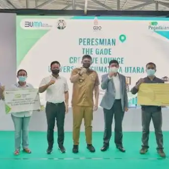 Walikota Medan Resmikan The Gade Creative Lounge, Wujud Kepedulian Pada Dunia Pendidikan