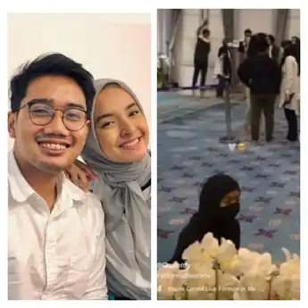 Jadi Wanita Terakhir di Kehidupan Eril, Potret Nabila Ishma Bersimpuh Disamping Keranda Kekasihnya yang Bikin Banjir Air Mata