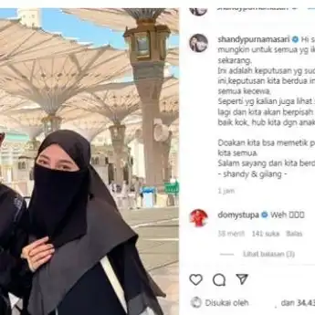 Shandy Purnamasari Ungkap akan Berpisah dengan Gilang Juragan 99, Beneran Cerai atau Gimmick?