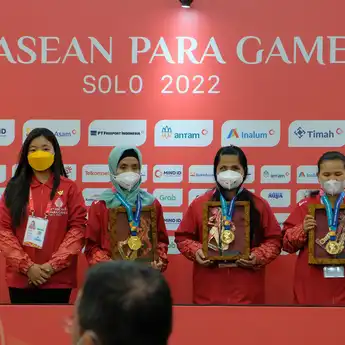 Emas Perdana Cabor Paracatur Indonesia, Tita Puspita Kenang Jasa Besar Sang Ayah