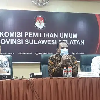 KPU Sulsel Umumkan DPB, Pemilih Baru Bertambah 1.751 Orang