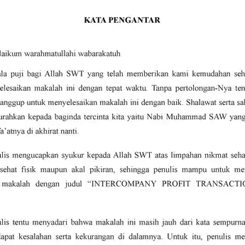 7 Contoh Kata Pengantar Makalah yang Baik dan Benar, Lengkap Skripsi dan Proposal