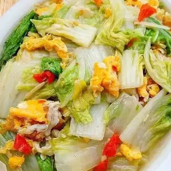 Resep Membuat Tumis Sawi Putih Campur Telur yang Simple     
