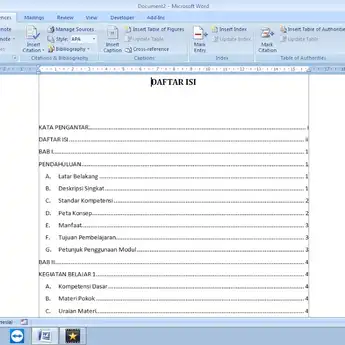 Cara Membuat Daftar Isi Secara Otomatis di Windows 10 dan MacOS, Mudah Banget Lho!