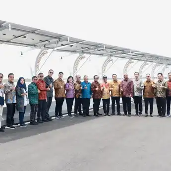 Pertama di Indonesia, PLTS Berkapasitas 400 Kwp di Jalan Tol Bali Mandara Diresmikan
