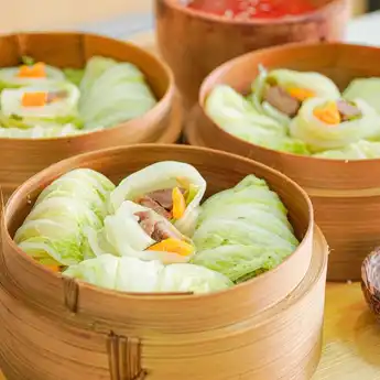 Resep Sawi Gulung Isi Daging Masak Kukus, Enak dan Rendah Kalori