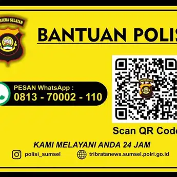 Polda Sumatera Selatan Rilis Nomor Bantuan Polisi