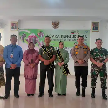 Dikukuhkan Jadi Bapak dan Bunda Asuh Anak Stunting, Dandim Pekanbaru: Langsung Aksi Nyata