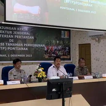 Irjen Kementan Kunker ke BPTP Kalbar Upaya Pengawasan Komoditas Perkebunan