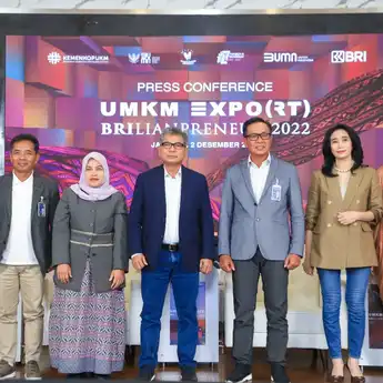 Bawa UMKM Indonesia Mendunia, BRI Selenggarakan  UMKM EXPO(RT) BRILIANPRENEUR 2022