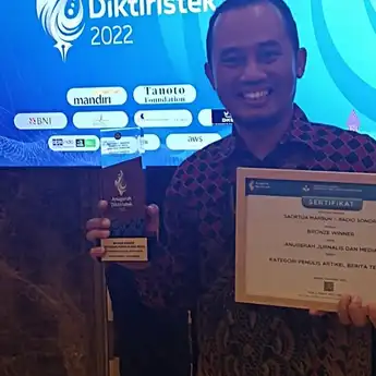 Reporter Sonora Raih Bronze Winner Anugerah Diktiristek 2022