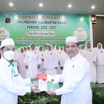 Ria Norsan Kembali Pimpin Ikatan Persaudaraan Haji Indonesia Kalbar hingga 2027