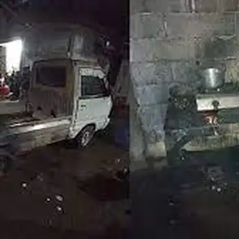 Bersebelahan dengan Dapur, Api Kompor Sambar Mobil Pick-up di Wonogiri