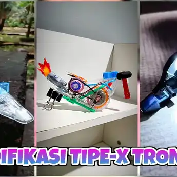 Cara Membuat Mainan Tipe X Trondol yang Lagi Viral! Keren dan Super Kreatif Abis!