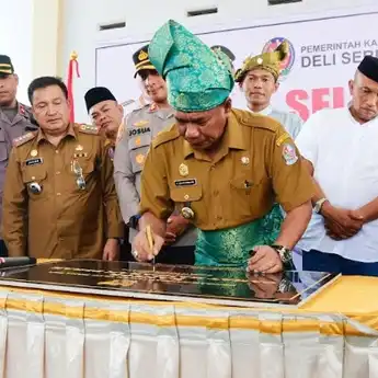 Peresmian Kantor Camat Hamparan Perak yang Baru Bupati: Untuk Tingkatkan Pelayanan pada Masyarakat