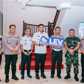 Pemberian Aplikasi LEV Bentuk Kolaborasi Positif Pemko Medan & Polda Sumut 