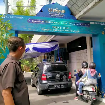 Luncurkan SERAMBI, BI Kalsel Layani Penukaran Uang Lewat Drive Thru
