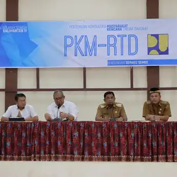 Balai Wilayah Sungai Kalimantan IV Samarinda dan Pemkab PPU Gelar Pertemuan Konsultasi Masyarakat Terkait RTD Bendungan Sepaku Semoi