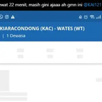 Viral Tiket Kereta Sold Out tapi Banyak Bangku Kosong, KAI Angkat Suara