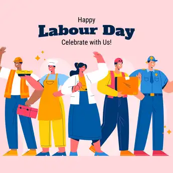 25 Gambar Ucapan Hari Buruh 2025 (May Day) Untuk Menyuarakan Pendapat