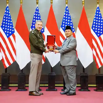 Prabowo dan Kasad AS Bicarakan Kelanjutan Program Pendidikan Kadet di Akmil AS