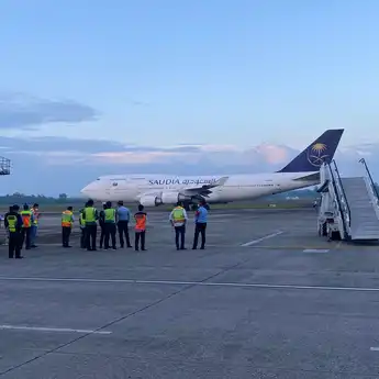 Bandara Sultan Mahmud Badaruddin II Palembang jadi Embarkasi untuk 23 kloter dengan 8.192 Jemaah Haji