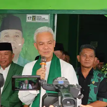 Pidato di Kantor DPW PPP, Ganjar Teringat Pesan Megawati