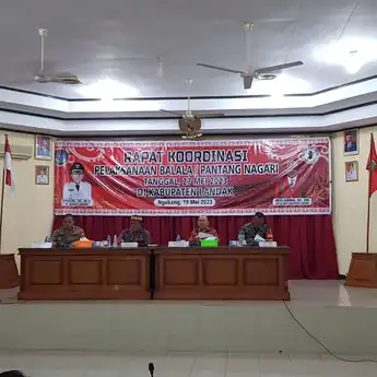 Pj. Bupati Landak Hadiri Rakor Pelaksanaan Balala’/Pantang Nagari