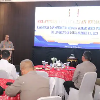 Polda Sumsel Gelar Pelatihan Peningkatan Kemampuan Kasi Humas dan Operator Medsos Satker