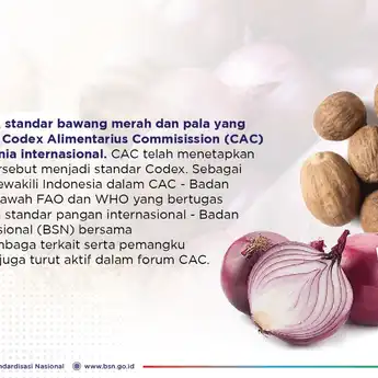 Standar Bawang Merah dan Pala Indonesia Ditetapkan Jadi Standar Codex