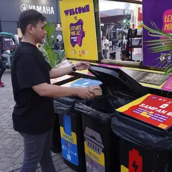 Didaur Ulang, Sampah Karton Bekas di Java Jazz Festival Tak Bebani TPA