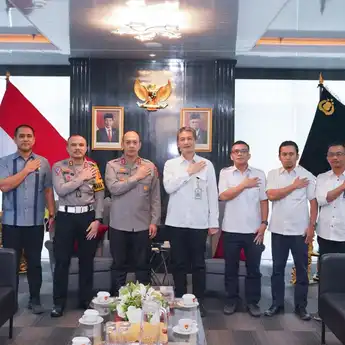 Wujudkan Kolaborasi, Balai Besar Pelaksanaan Jalan Nasional Audiensi dengan Kapolda Sumsel