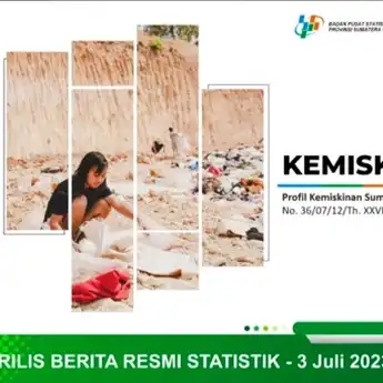 Kepala BPS Sumut: Maret 2023, Angka Kemiskinan Sumut Mengalami Penurunan Sebesar 0,18 Poin