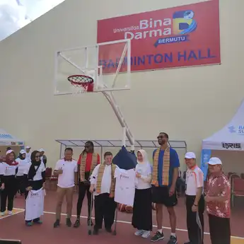 Konsulat AS dan Bina Darma Palembang Gelar Envoy Basketball Clinic, Hadirkan Bintang NBA