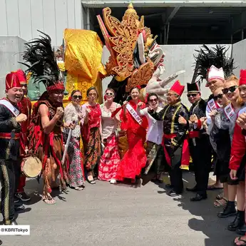Busana dan Tarian Minahasa Pukau Masyarakat Jepang di Indonesia Japan Friendship Day 2023