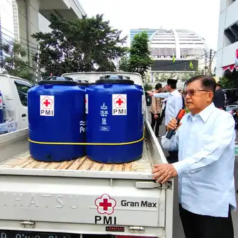 PMI Distribusikan 300 Juta Liter Air Bersih, Bantu Wilayah Kekeringan
