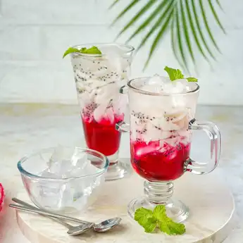 Resep Minuman Es Kopyor Merah Putih, Bertemakan Kemerdekaan Indonesia