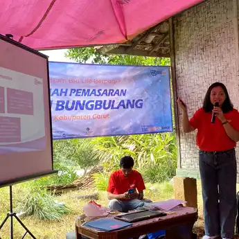 Geliat UMKM Bungbulang Kabupaten Garut Kian Semarak dan Terukur,  Melalui Program Pemberdayaan UMKM dari BRI Life Berbagi 