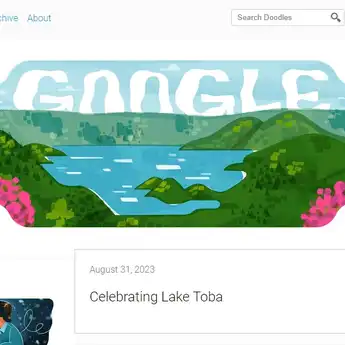 Mengenal Danau Toba, Jadi Tema Google Doodle Hari Ini