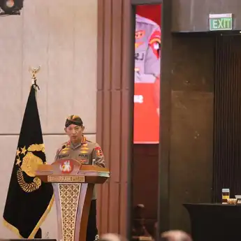 Kapolri Buka Rakernis Baharkam Polri di Yogyakarta