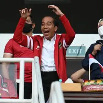 Hadiri Laga Indonesia Vs Turkmenistan, Presiden Jokowi Pulang Ke Solo