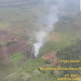 Berikut ini Hot Spot  di Banyuasin berdasarkan Pantauan Aplikasi dan Satelit